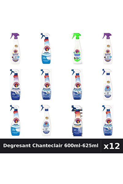 Chanteclair Set 12 Degresant Universal 600ml-625ml - Lavanda, Lămâie, Bicarbonat