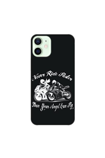 OEM Husa compatibila cu Apple iPhone 12 Mini Silicon Gel Tpu Model Never Ride...