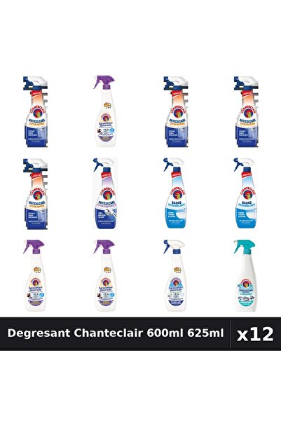 Chanteclair Set 12 Degresant Universal 600ml 625ml - 7 Arome Asortate, Antica...