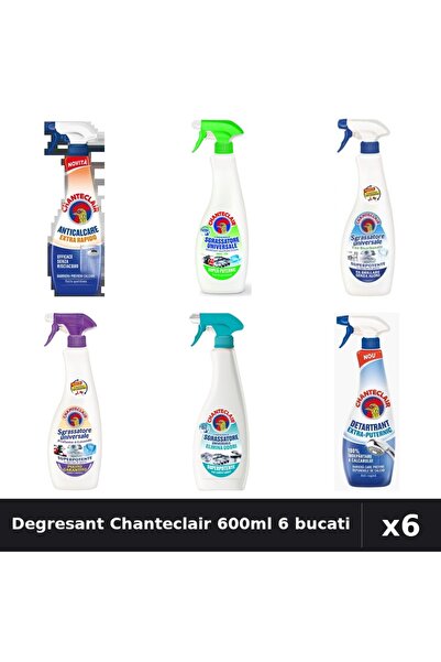 Chanteclair Set 6 Degresant Universal 600-625ml - Lamaie, Lavanda, Bicarbonat
