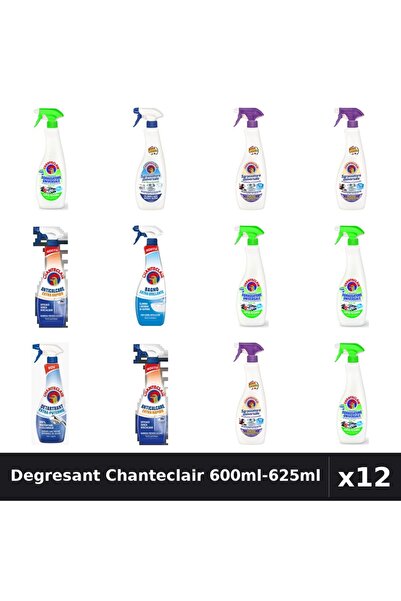 Chanteclair Set 12 Degresant Universal 600-625ml - Lamaie, Lavanda, Mosc, Bic...