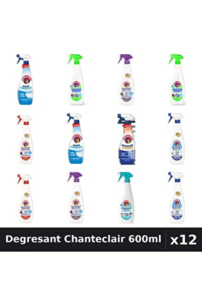 Chanteclair Set 12 Degresant Universal 600-625ml - 8 Arome, Anticalcar, Bicar...