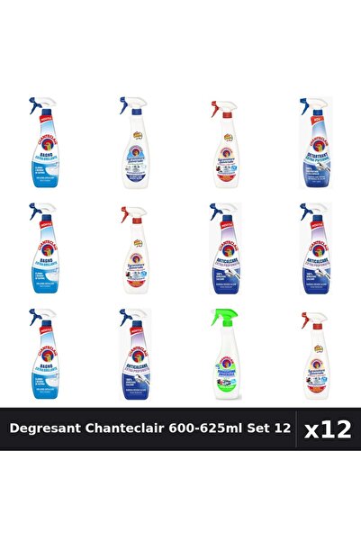 Chanteclair Set 12 Degresant Universal 600-625ml - 6 Arome, Bicarbonat, Marsi...