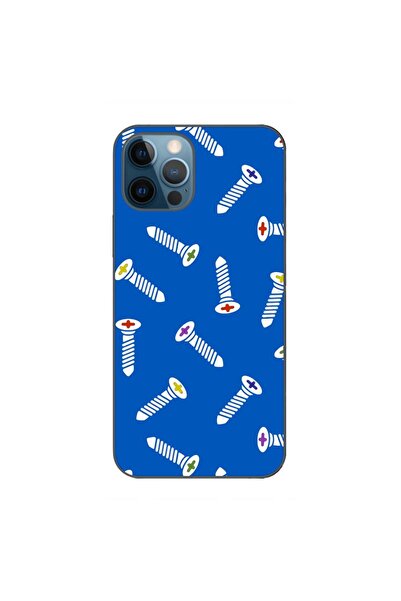 OEM Husa compatibila cu Apple iPhone 12 Pro Max Silicon Gel Tpu Model Screws ...