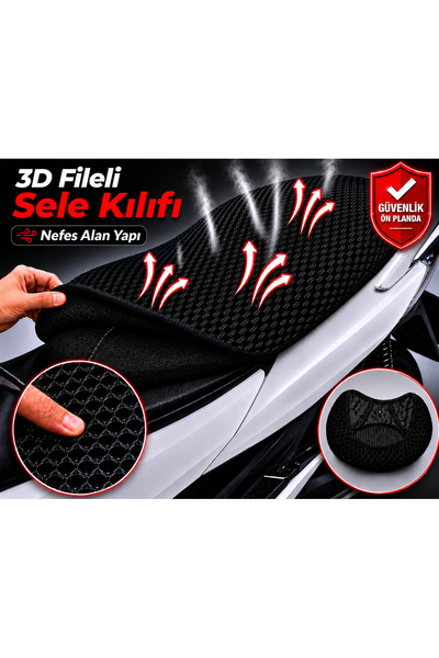 Vi Caro RKS Blazer 50 XR 1 Калъф за седалка на мотоциклет, 3D мрежест калъф з...