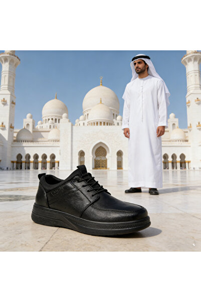 Saudi Step Fashion Men’s Brogue Lace Dress Shoes Soft Leather Anti Slip Outso...