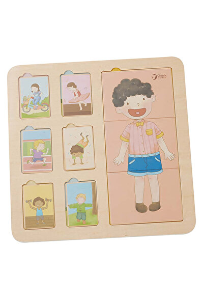Classic World - Wooden Body Jigsaw Puzzle - 19 pcs