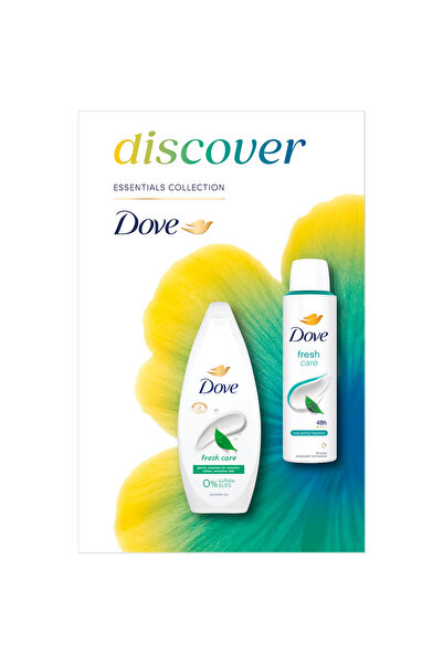 Dove Set cadou Discover - Gel de duș 250 ml + Deodorant spray 150 ml