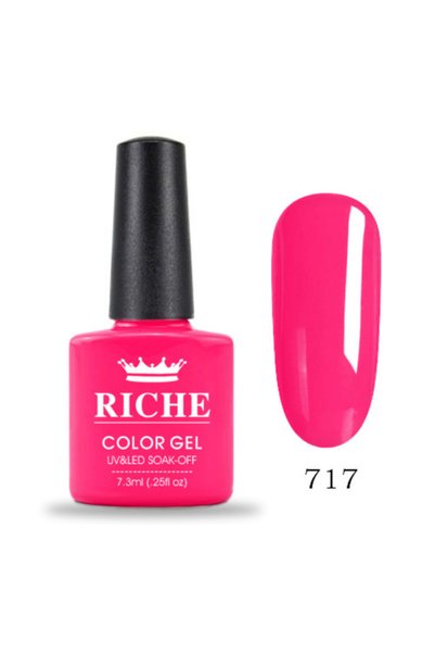 OEM Ojă semipermanentă Riche 717, Roz, 7.3 ml