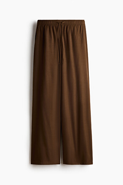 H&M Büzgü Bağlı Geniş Pantolon