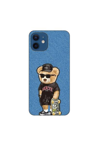 OEM Husa compatibila cu Apple iPhone 12 Silicon Gel Tpu Model Bear Skate Fashion