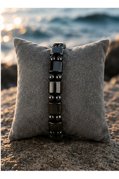 Deniz Doğal Taş Hematite Bracelet 18-19