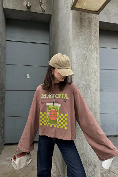 Lady Pixie Μπλουζάκι με φαρδιά μανίκια και oversize στάμπα