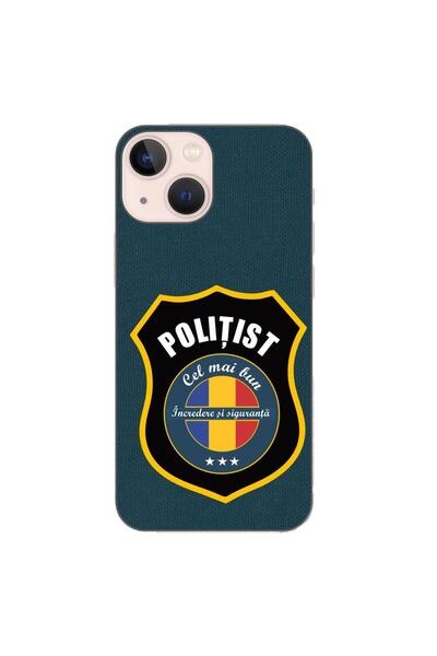 OEM Husa compatibila cu Apple iPhone 13 Mini Silicon Gel Tpu Model Politist