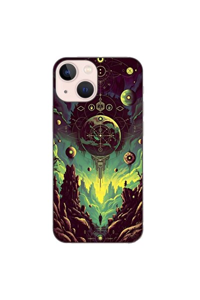 OEM Husa compatibila cu Apple iPhone 13 Mini Silicon Gel Tpu Model Mystical P...