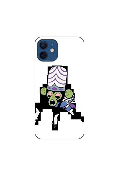 OEM Θήκη συμβατή με Apple iPhone 12, διαφανής σιλικόνης, με σχέδιο Powerpuff ...