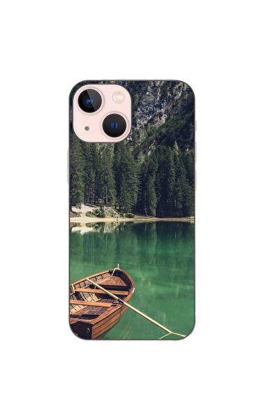 OEM Husa compatibila cu Apple iPhone 13 Mini Silicon Gel Tpu Model Lake Forest