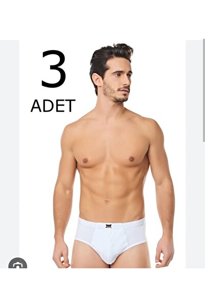 LİZA İÇ GİYİM Seher Men's Slip Underpants 3-Pack