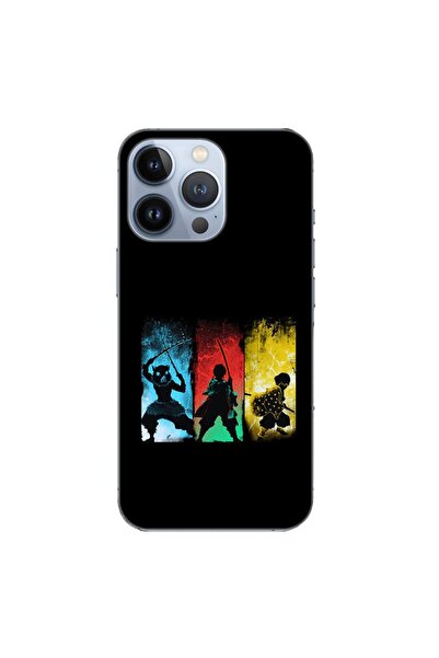 OEM Husa compatibila cu Apple iPhone 13 Pro Silicon Gel Tpu Model Demon Slaye...