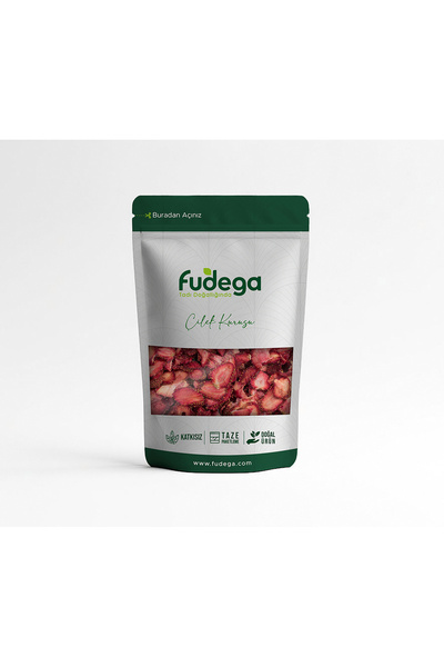 fudega فراولة مجففة (خالية من السكر) 180 جرام