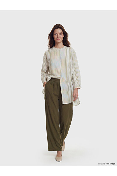 LC Waikiki Linen Blended Women's Shirt Tunic
