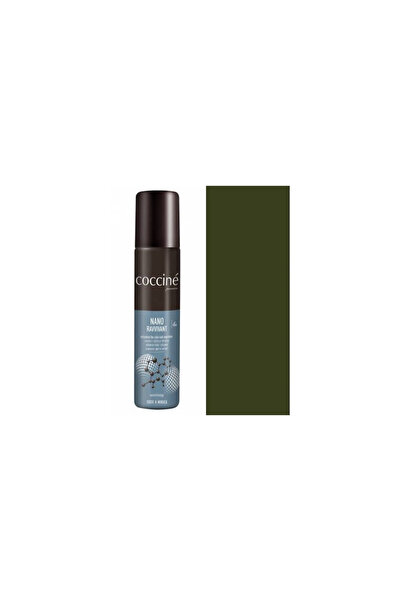 Coccine Solutie pentru pantofi, Coccine, Pentru piele intoarsa/nabuc, 75ml, Kaki