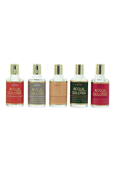 4711 Σετ 4711: Acqua Colonia Λίτσι & Λευκή Μέντα, Νερό Κολόνιας, Unisex, 8 ml...