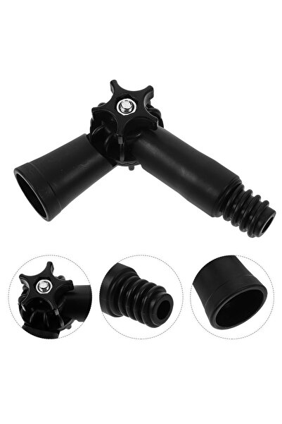 PRETYZOOM Adaptor universal pentru coadă de mătură cu accesoriu cu filet amer...