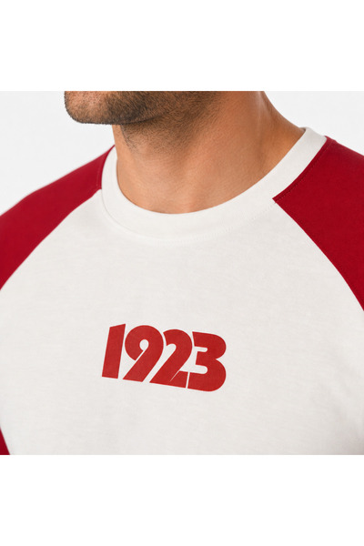 TFF BİSİKLET YAKA 1923 BASKILI T-SHİRT