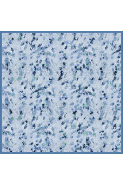 Aker Light Blue 90X90 Silk Twill Scarf