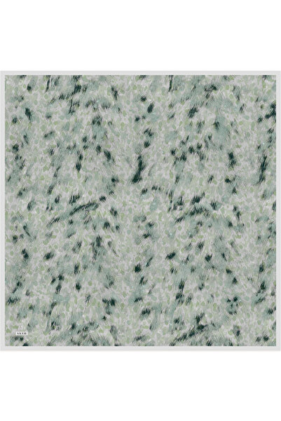 Aker Light Green 90X90 Silk Twill Scarf
