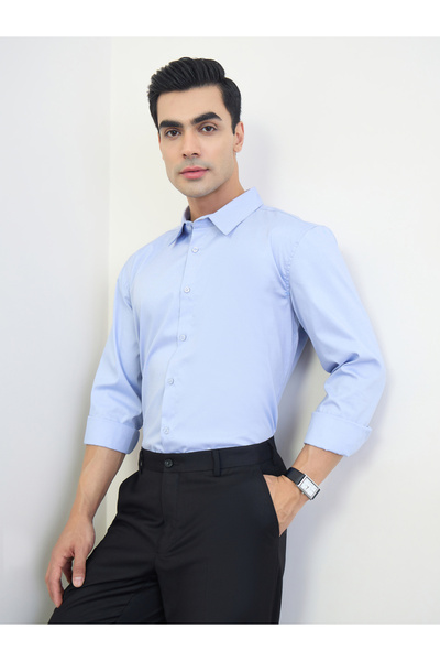 Styli Men Regular Fit Solid Shirt