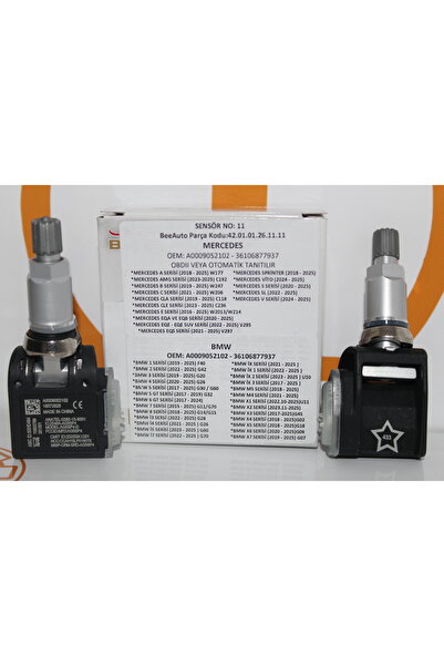BEEAUTOPARTS BMW & MERCEDES & MİNİ GRUBU ARAÇLARLA UYUMLU LASTİK BASINÇ SENSÖ...