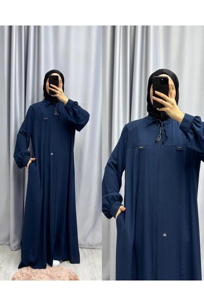 moda acar Buttoned Sleeves Ferace