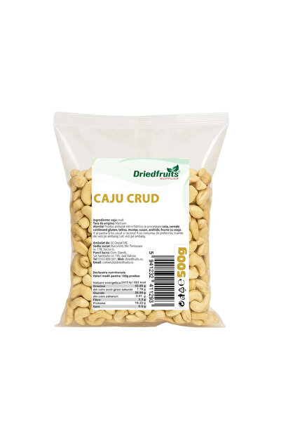 Driedfruits Supplier Premium raw cashews W320 - 500 g, without salt