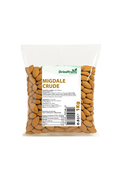 Driedfruits Supplier Premium Almonds 1 kg – Quality I, Natural, Unsalted