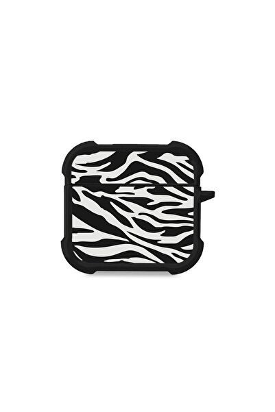 Sonique Θήκη Σιλικόνης Animal Print Series για AirPods 4 Zebra