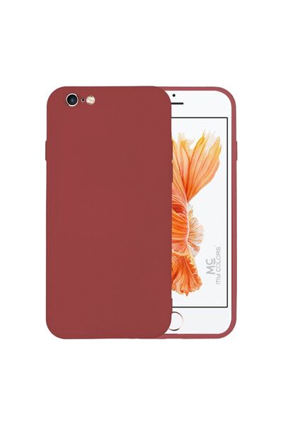 Sonique Θήκη Σιλικόνης My Colors Apple iPhone 6/6s Μπορντό Ανοιχτό