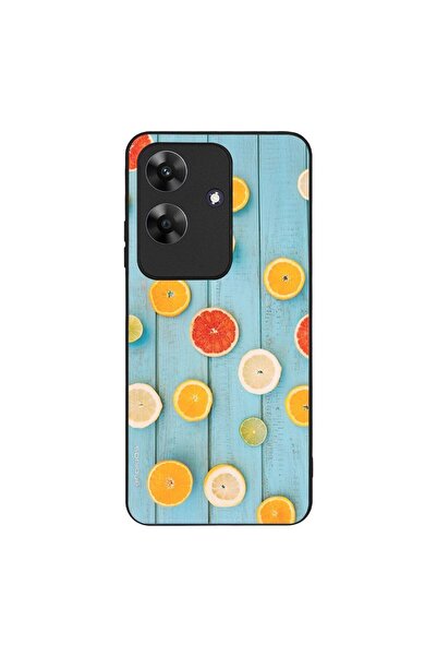 Sonique Θήκη Fruit Series για Realme Note 60 4G Γκρέιπφρουτ