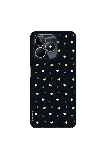 Sonique Θήκη Heart Series για Realme C51 / Realme C53 / Realme Note 50 4G Μαύ...