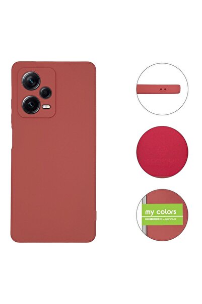 Sonique Θήκη Σιλικόνης My Colors Xiaomi Redmi Note 12 Pro Plus Μπορντό Ανοιχτό