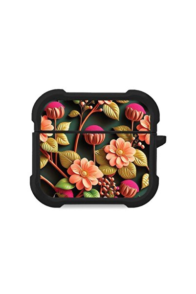 Sonique Θήκη Σιλικόνης 3D Flower Series για AirPods 3 Σομόν