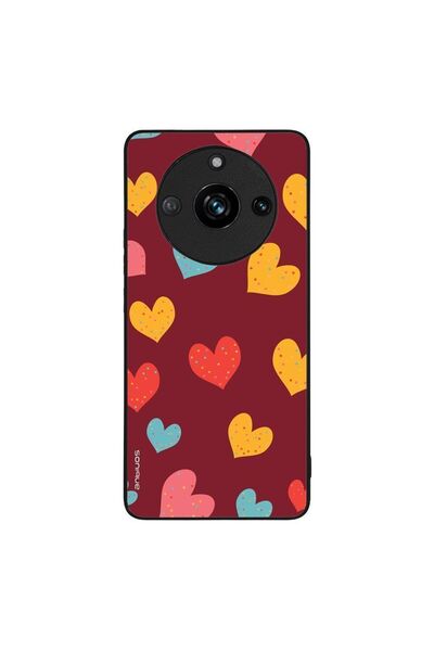 Sonique Θήκη Heart Series για Realme 11 Pro 5G / Realme 11 Pro Plus 5G Μπορντώ