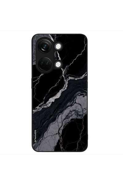Sonique Θήκη Marble Series για OnePlus Nord 3 5G Μαύρο 02
