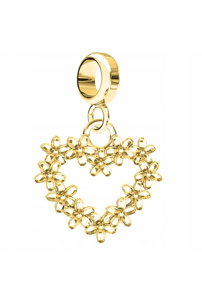 Larezo Pandantiv Tip Charm Pentru Bratari Modulare, Argint 925 Placat Cu Aur ...