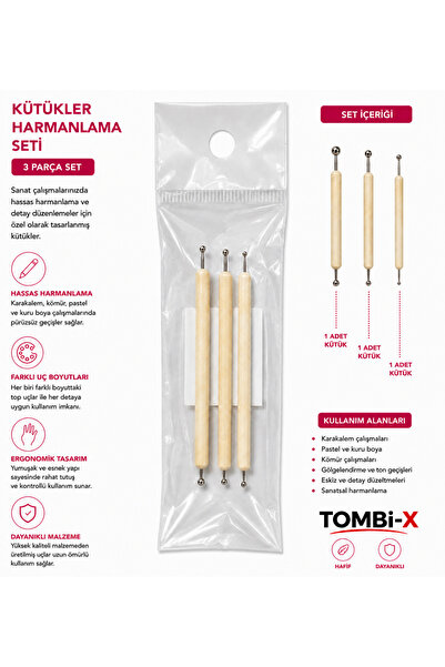 TOMBİ-X Cvetna kugla za peglanje, set od 3 delova, Minopi keramička glina, se...