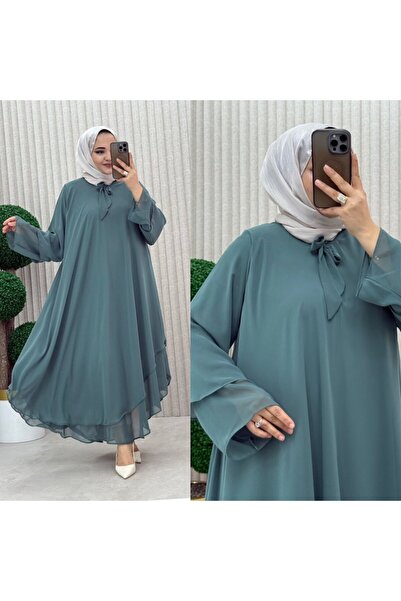 Sundussaracmoda Melike Poncho Mint