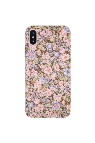 Other Apple iPhone Xs Blue Roses Transparent Silicone TPU Θήκη