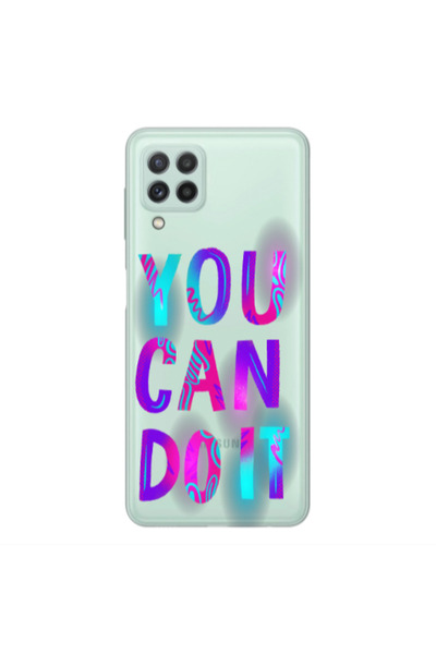 Other Samsung M32 You Can Doit Transparent Silicone TPU Θήκη