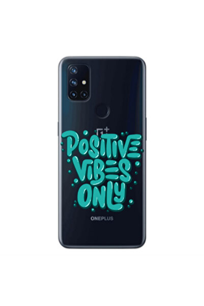 Other Oneplus Nord 10 Positive Vibes Only Transparent Silicone TPU Θήκη